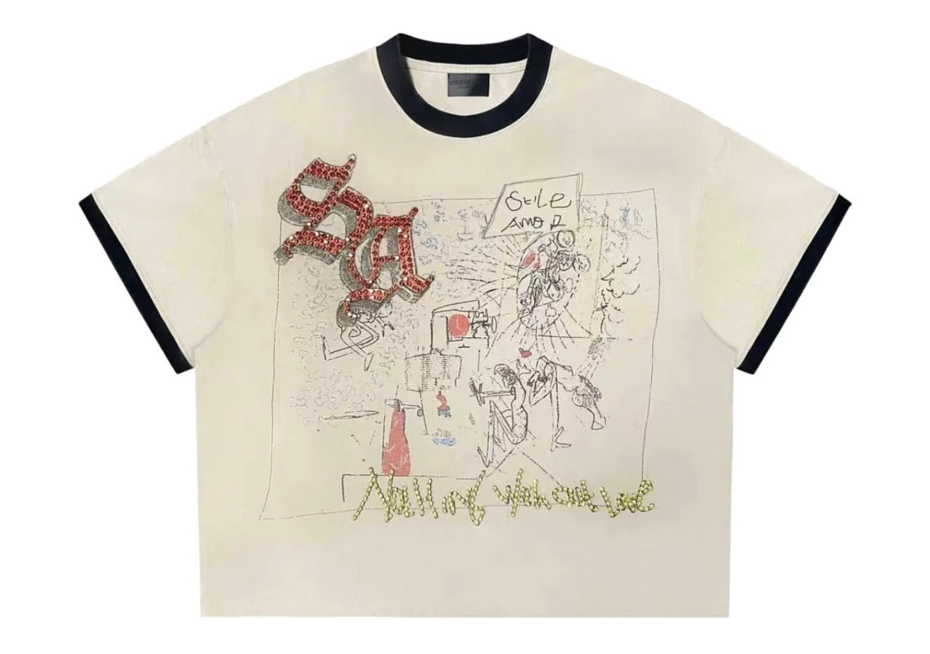 Stile De Amor Cream Nun Without SA Tee