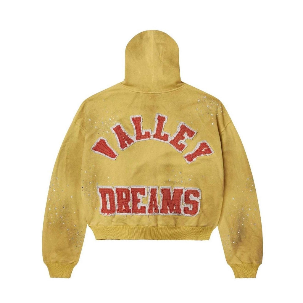 Vale Forever Cluster Zip Up Hoodie Yellow