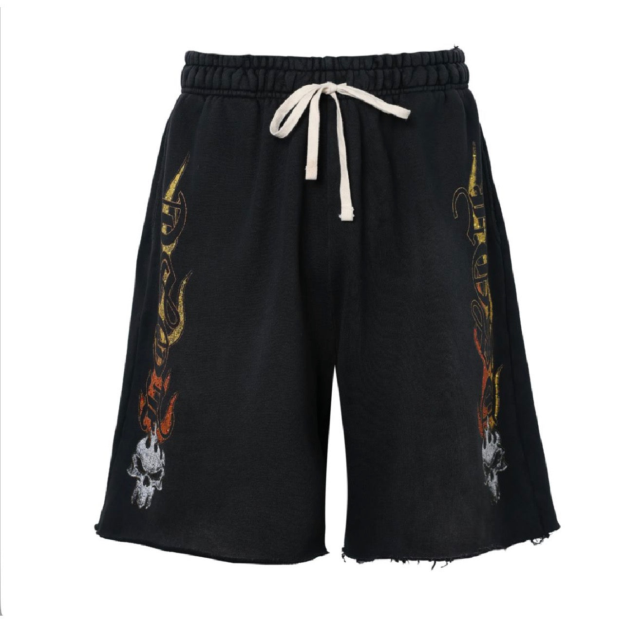 Lost Intricacy ‘Empire Flames’ Sweat Shorts