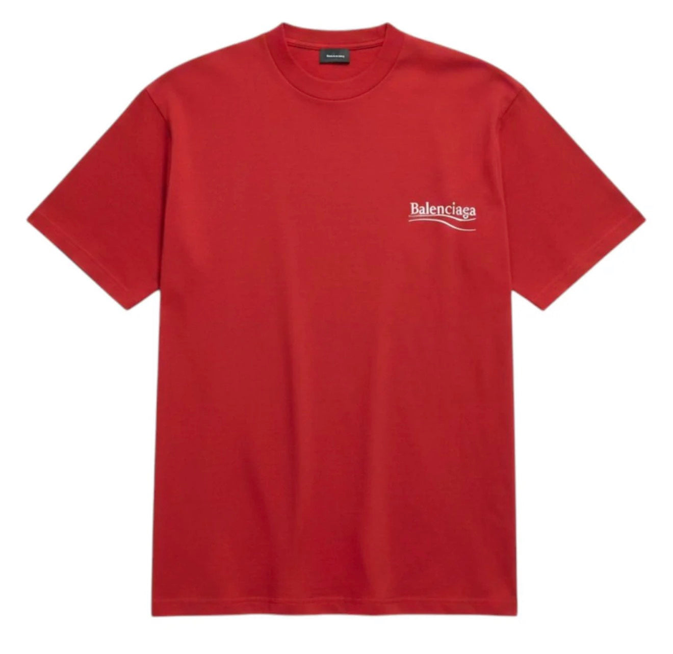 Balenciaga Campaign Logo Red Tee