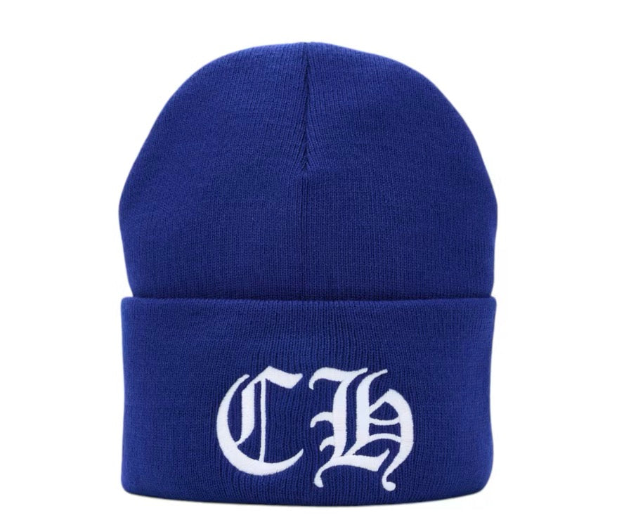 Chrome Hearts Blue Beanie