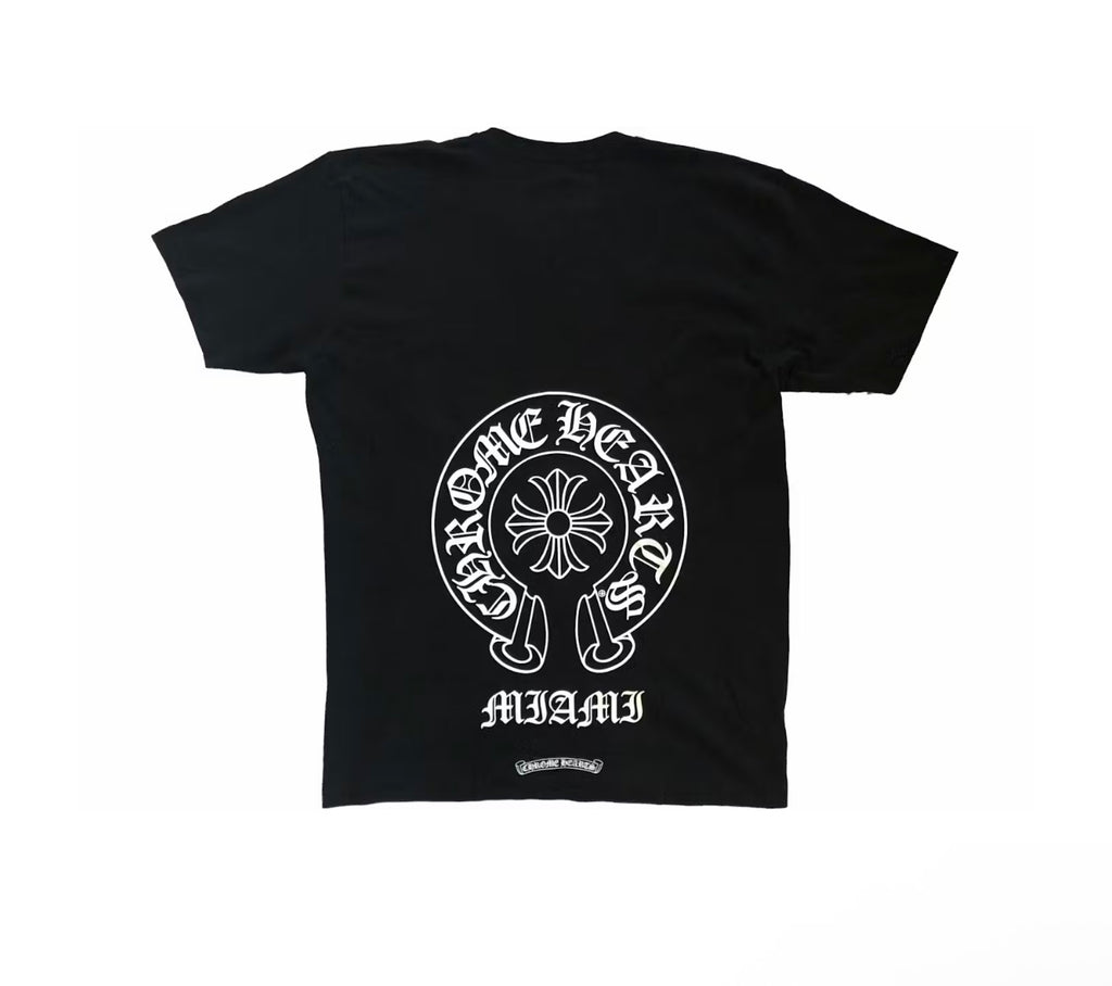 Chrome Hearts ‘Horse Shoe’ Miami Exclusive Tee Black