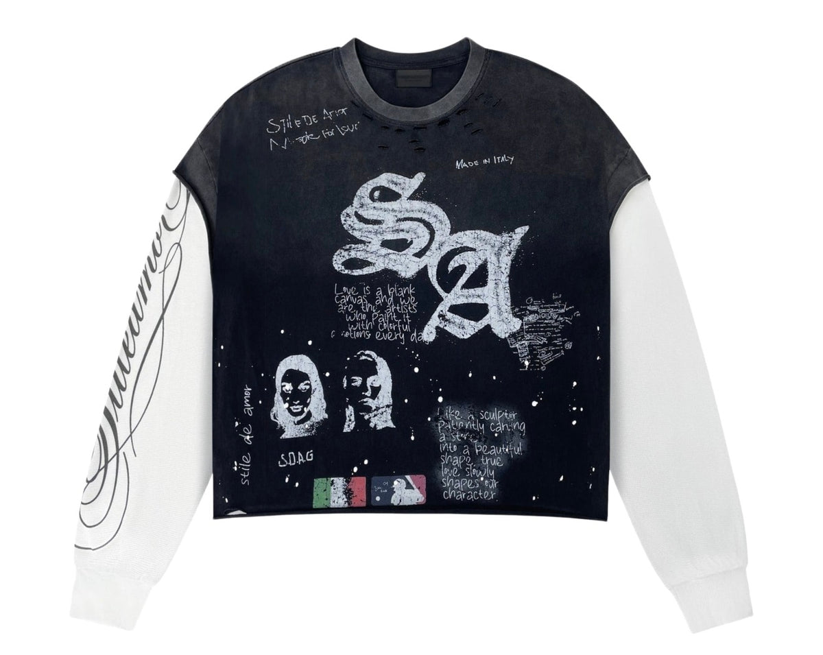 Stile De Amor ‘Sqaudra’ Longsleeve Thermal Black