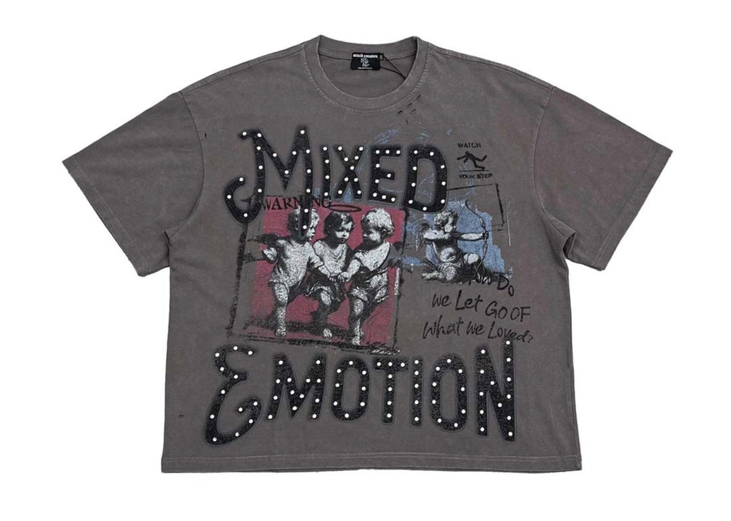 Mixed Emotions Grey Friends Tee