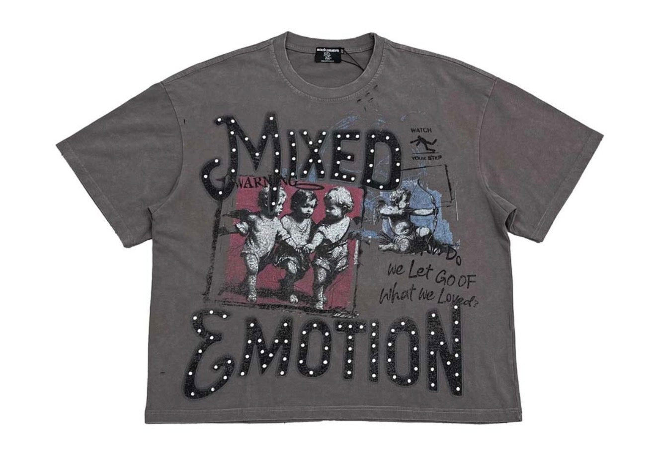 Mixed Emotions Grey Friends Tee