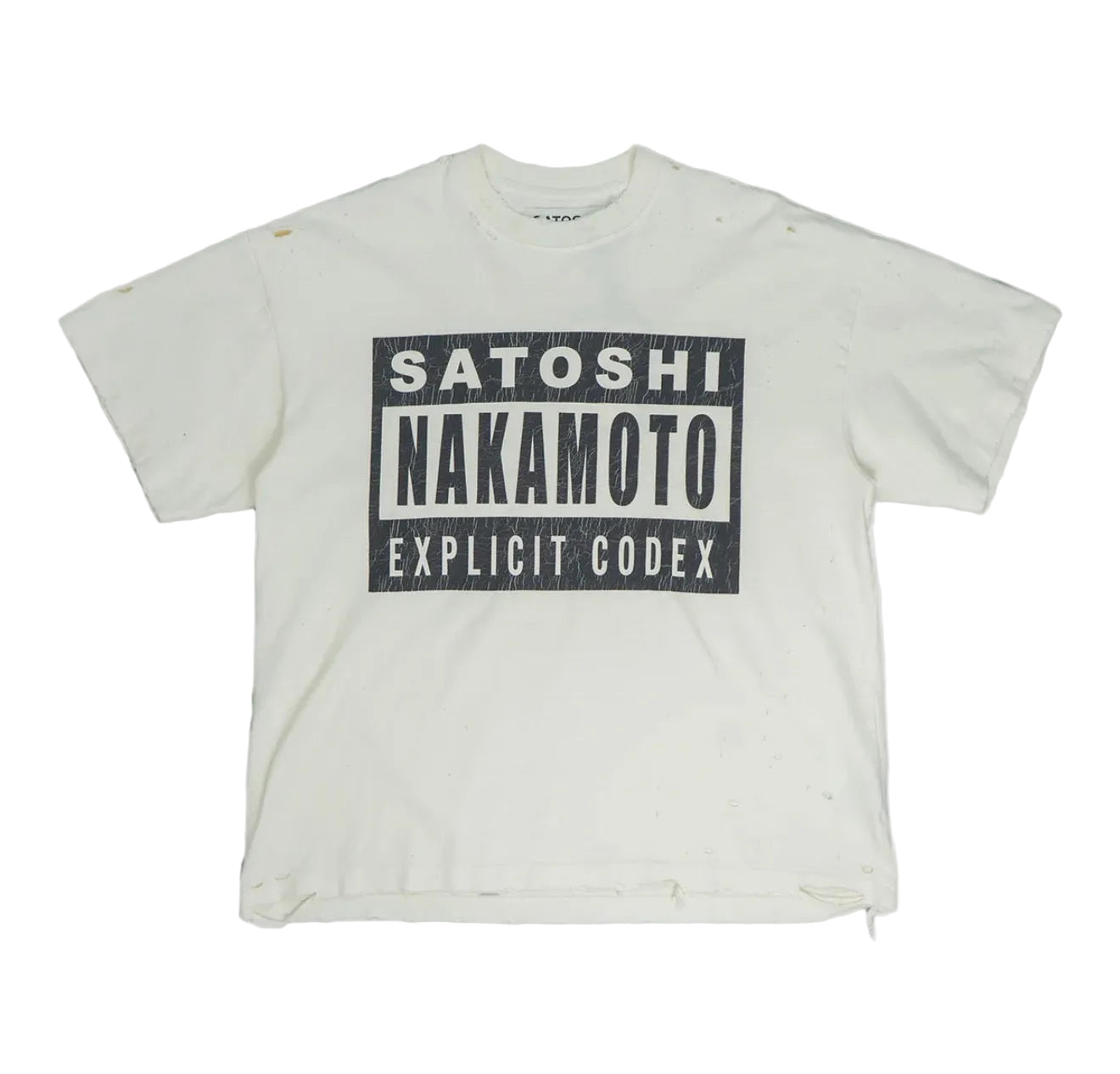 Satoshi Nakamoto ‘Explicit Codex’ Tee