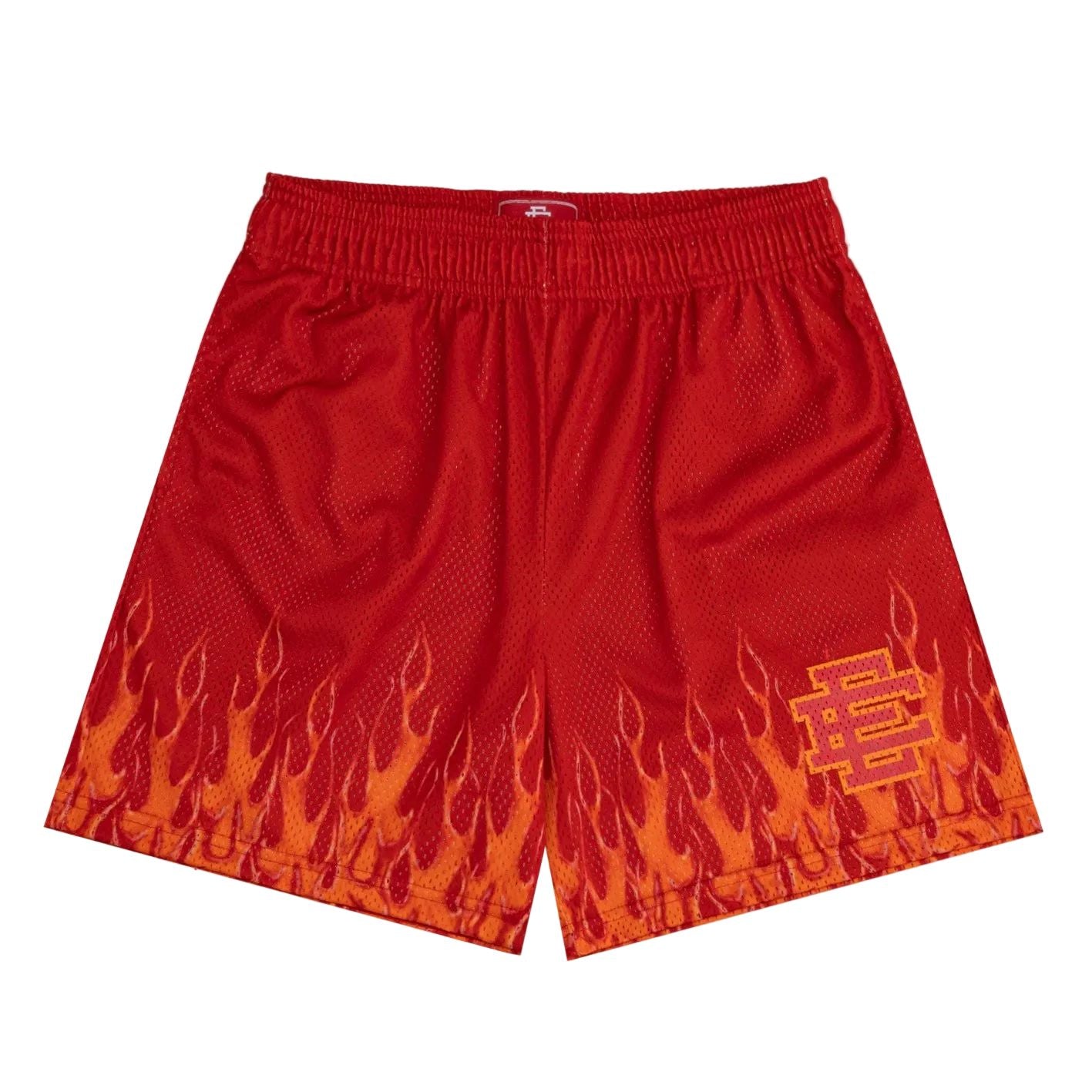 Eric Emanuel Red Flame Basic Shorts