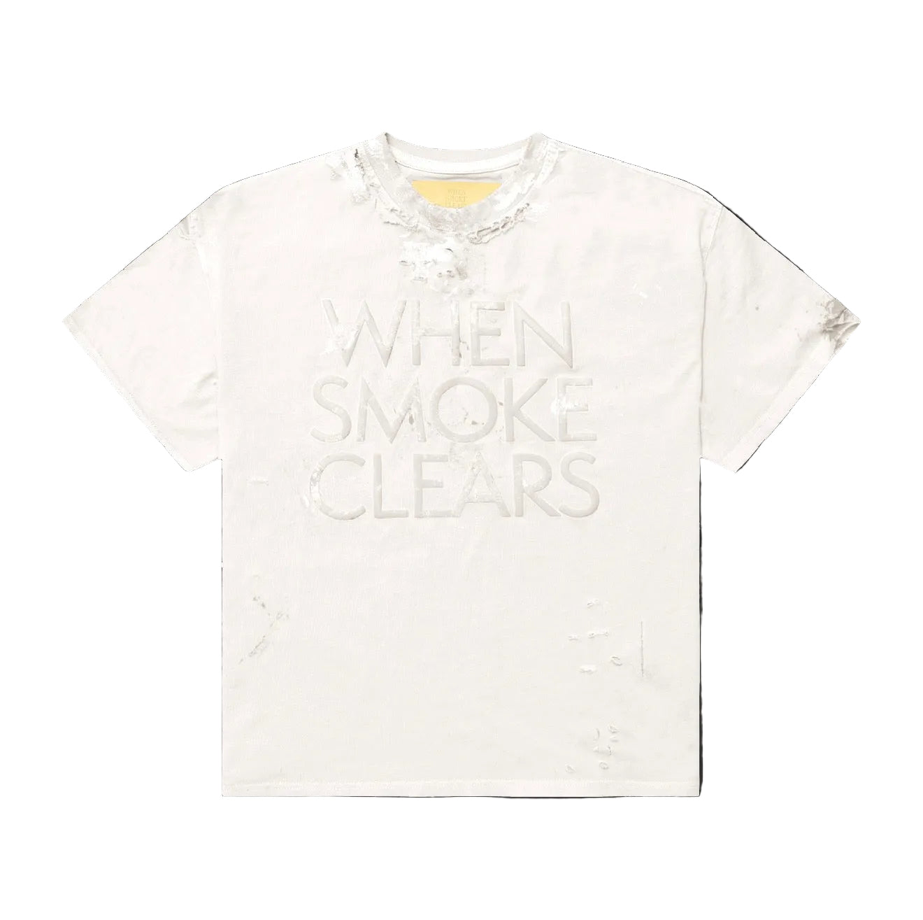 When Smoke Clears ‘Paint Thrashed’ Tee Cream