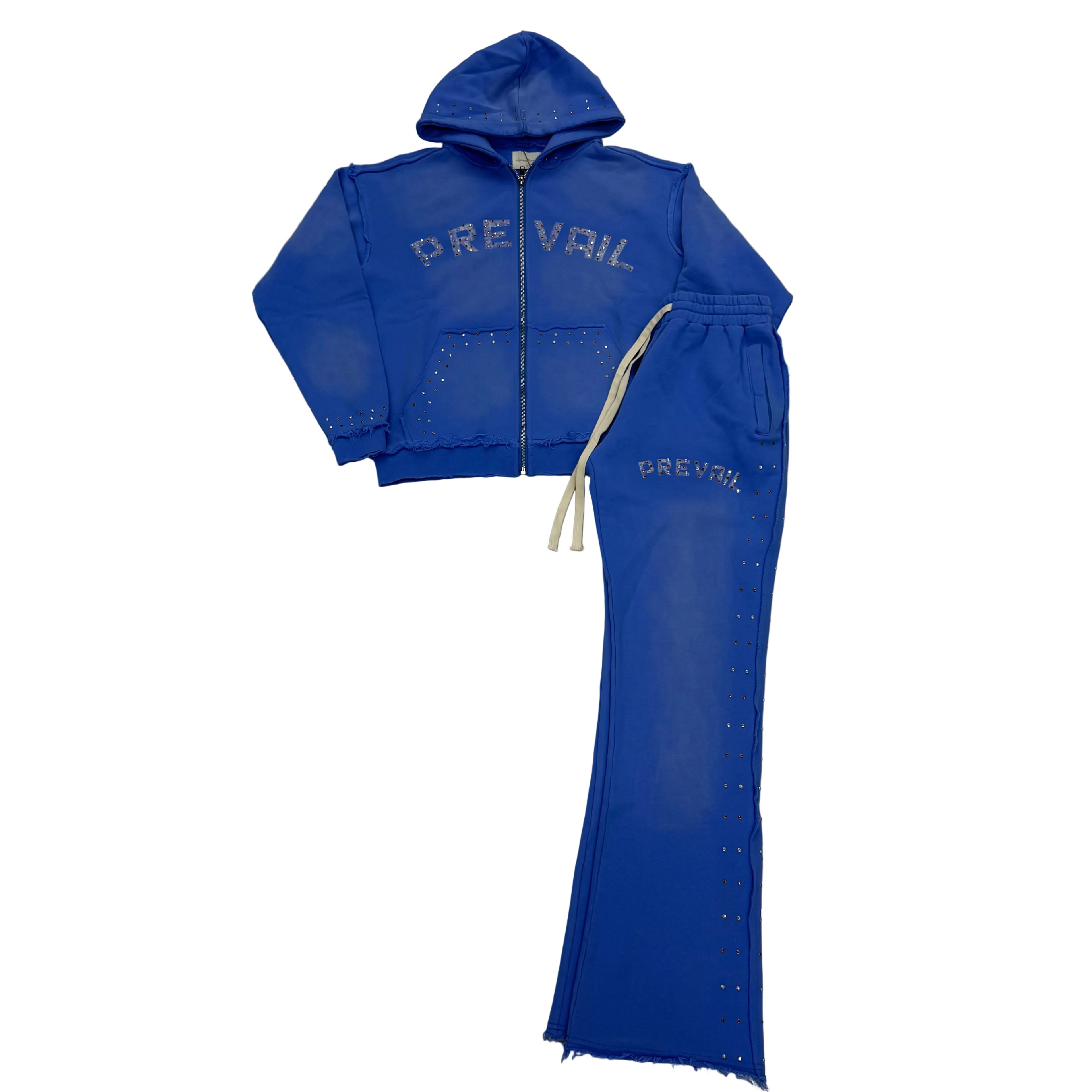 Legends Prevail Blue Rhinestone Sweatsuit