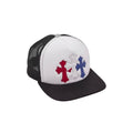Chrome Hearts Trucker Hat Red/White/Blue