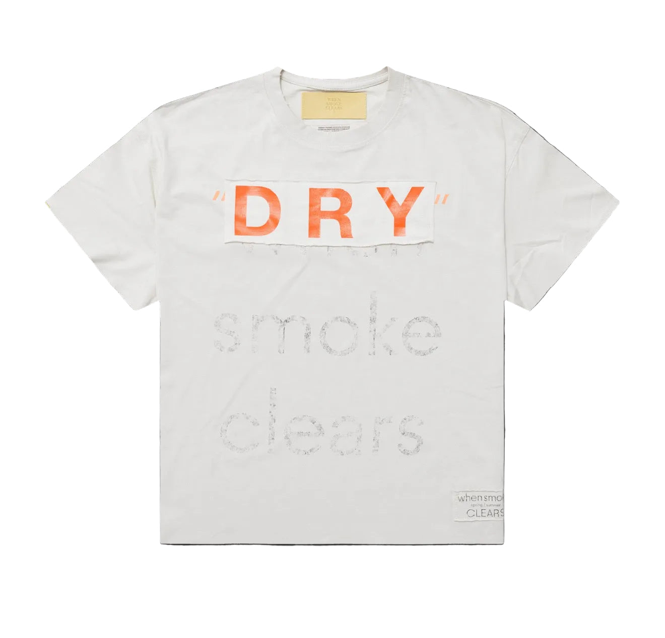 When Smoke Clears ‘Dry Collar Patched’ Tee