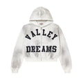 Vale Forever ‘Classico’ Zip Up Hoodie White (STEAL)
