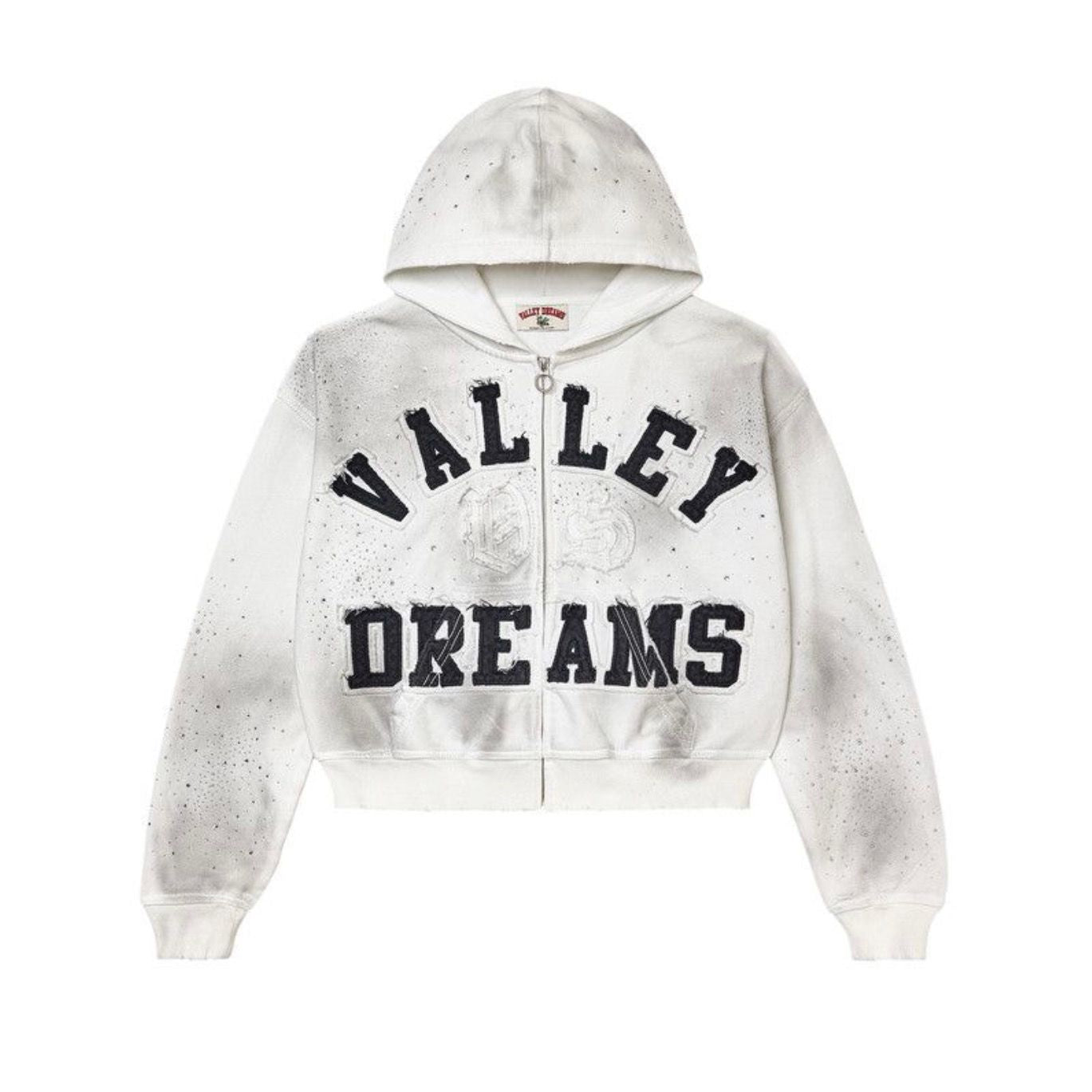 Vale Forever ‘Classico’ Zip Up Hoodie White (STEAL)