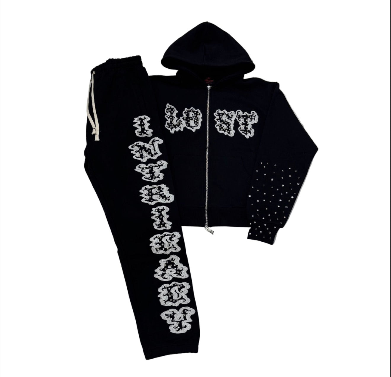 Lost Intricacy ‘Patch’ Sweatsuit Black