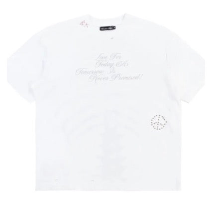Boredom Kills Tomorrow Tee White