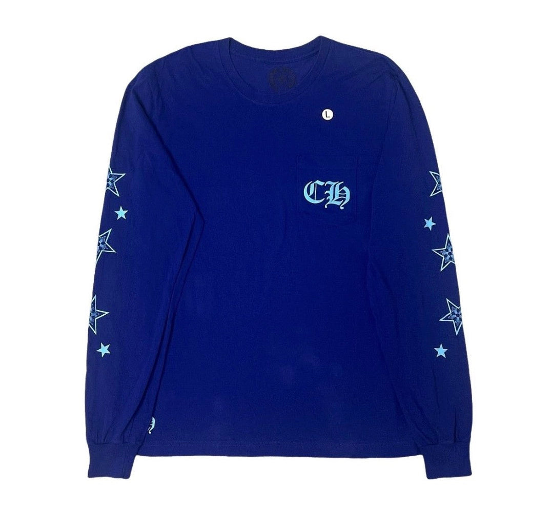 Chrome Hearts CH Star Longsleeve Blue