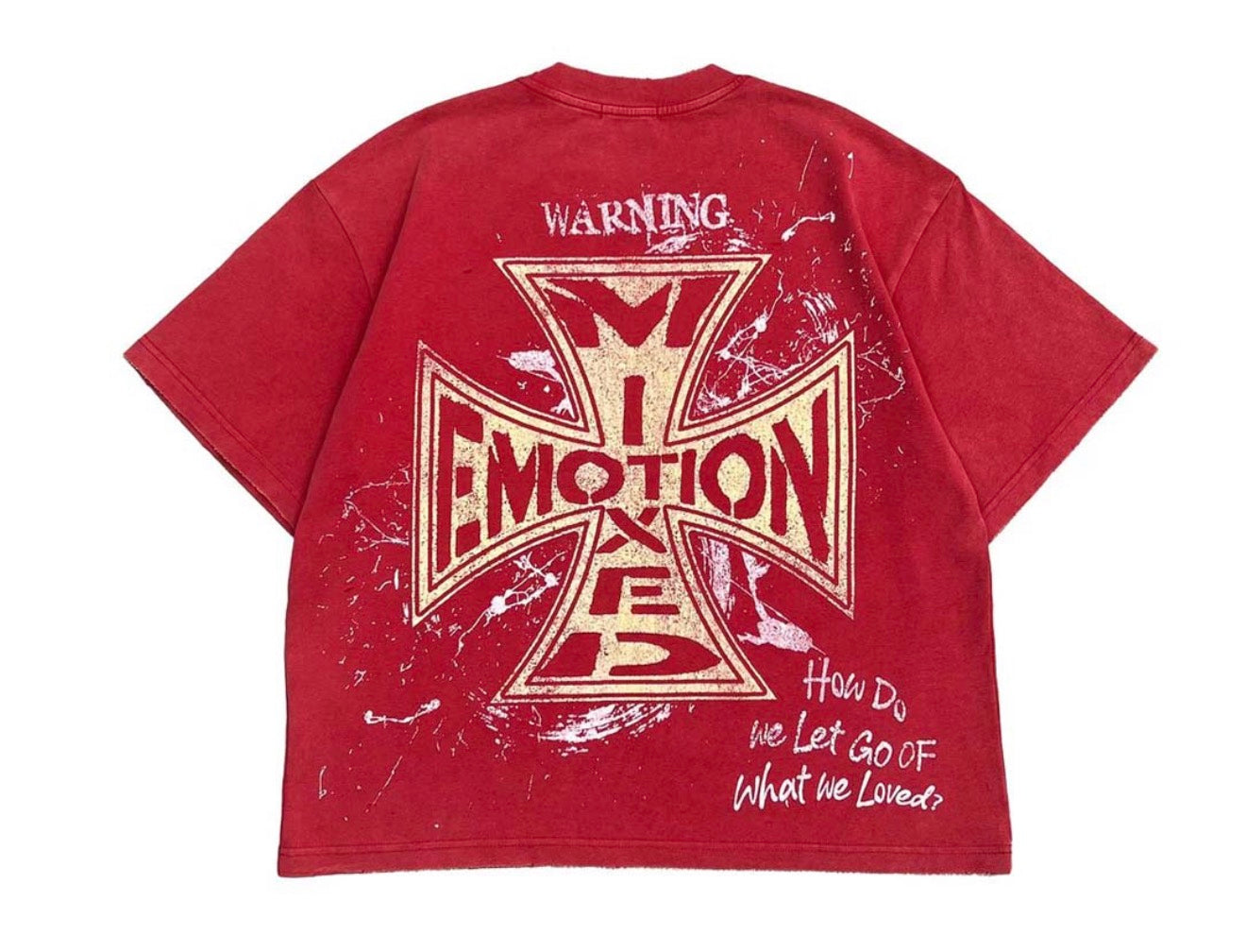 Mixed Emotions Red Crimson Tee