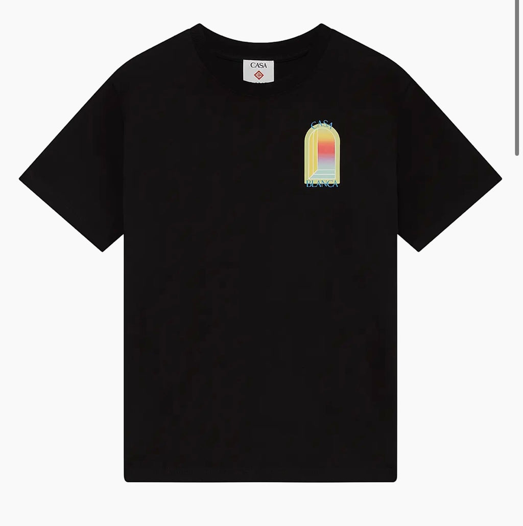 Casablanca Arches Classic Tee Black/Lime