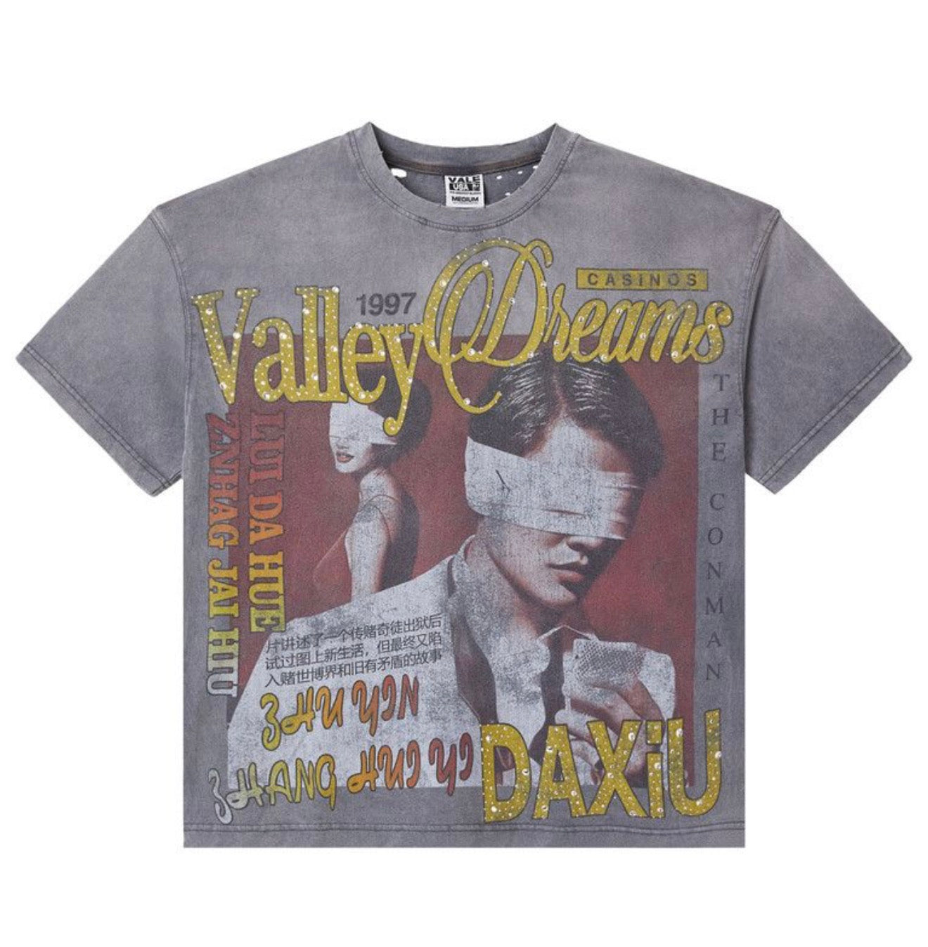 Vale Valley ‘Casino’ Tee Grey