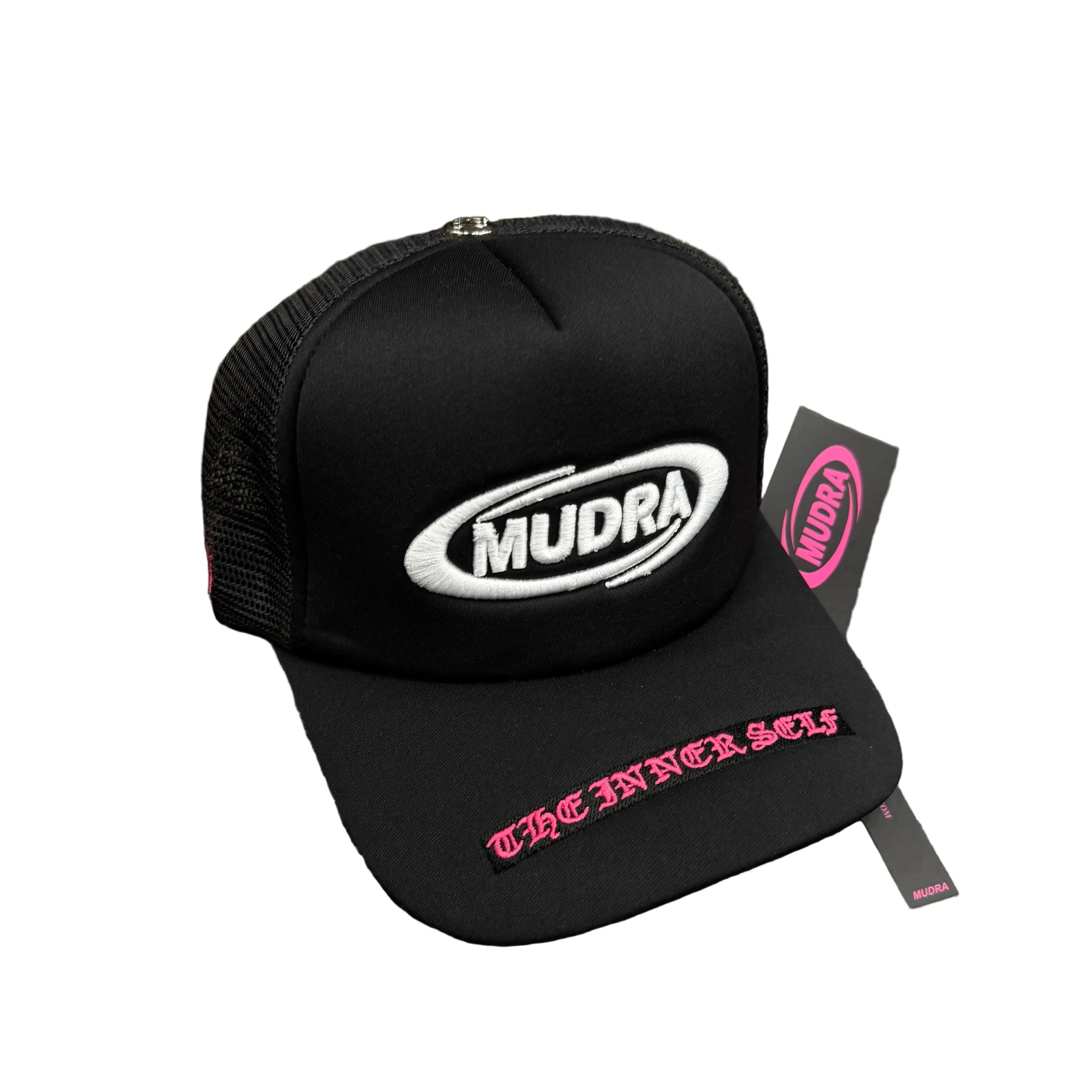 MUDRA World Wide Trucker Hat Black