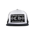 Chrome Hearts Hollywood ‘CH’ Trucker Hat White Black
