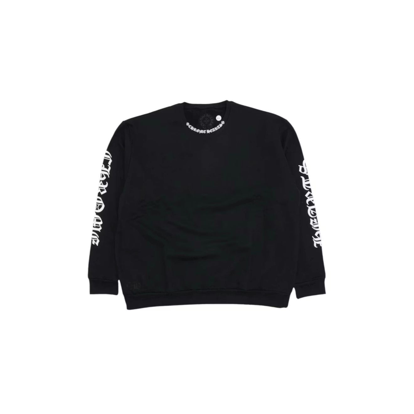 Chrome Hearts Neck Logo Longsleeve Black