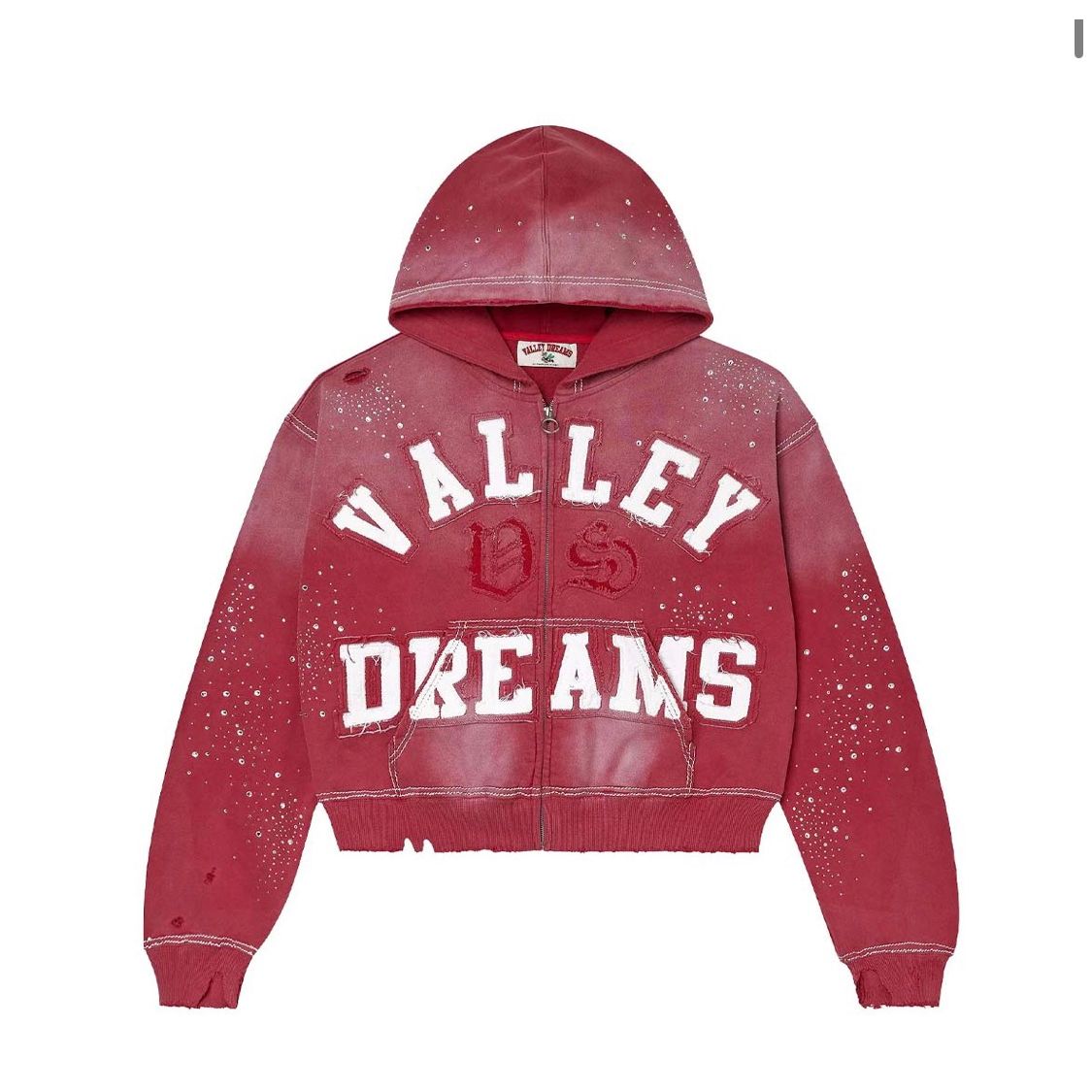Vale Forever Classico Zip Up Hoodie ‘Ruby’ (STEAL)