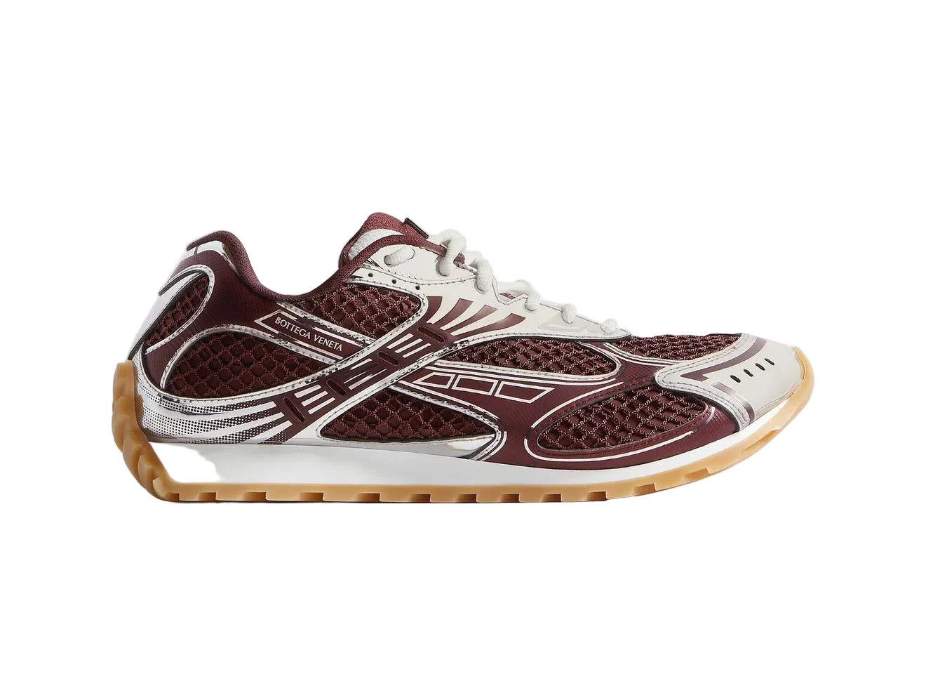Bottega Veneta 'Orbit' Sneakers Barolo/ Silver