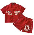 Mixed Emotion ‘Back Yard’ Nylon Set Red