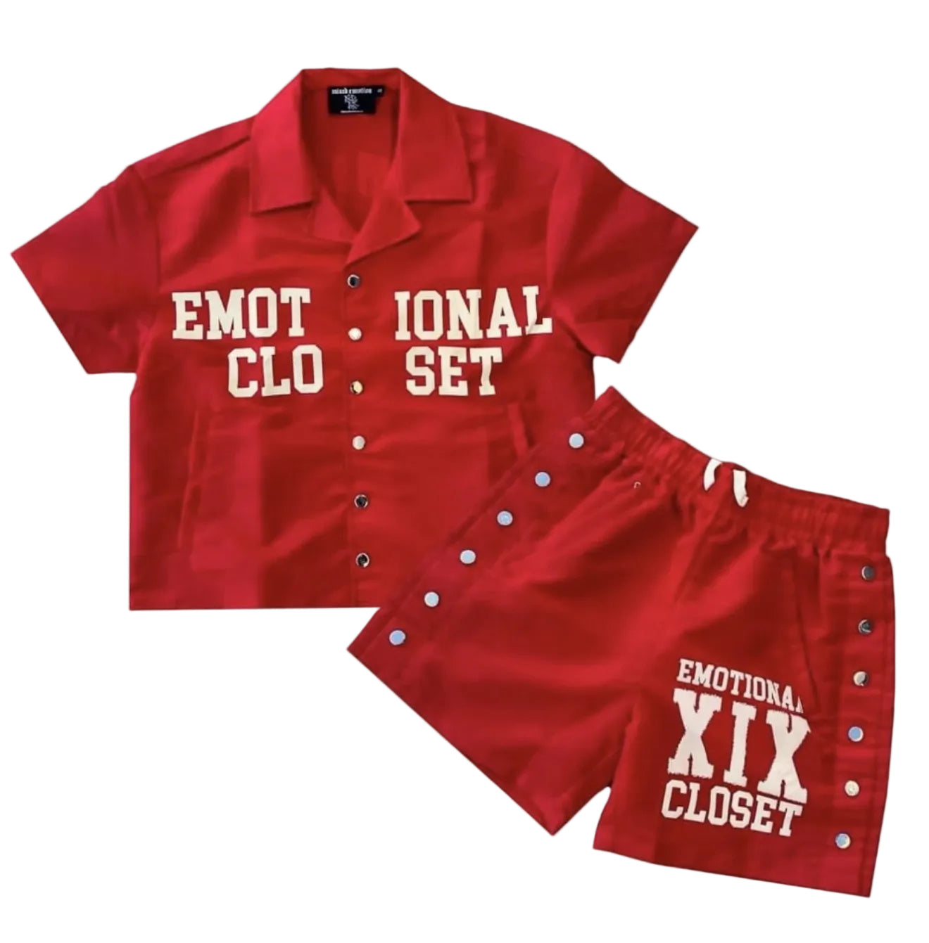 Mixed Emotion ‘Back Yard’ Nylon Set Red