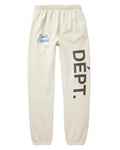 Gallery Dept Team Tapered Cream Sweatpants