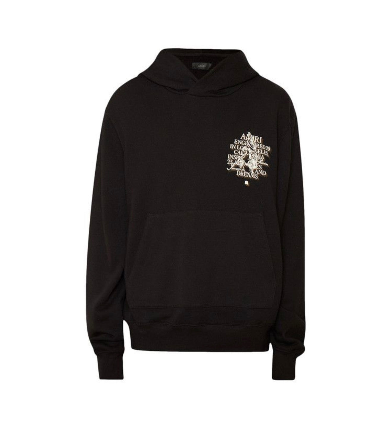 Mike Amiri ‘Precious Memories’ Pull Over Hoodie Black