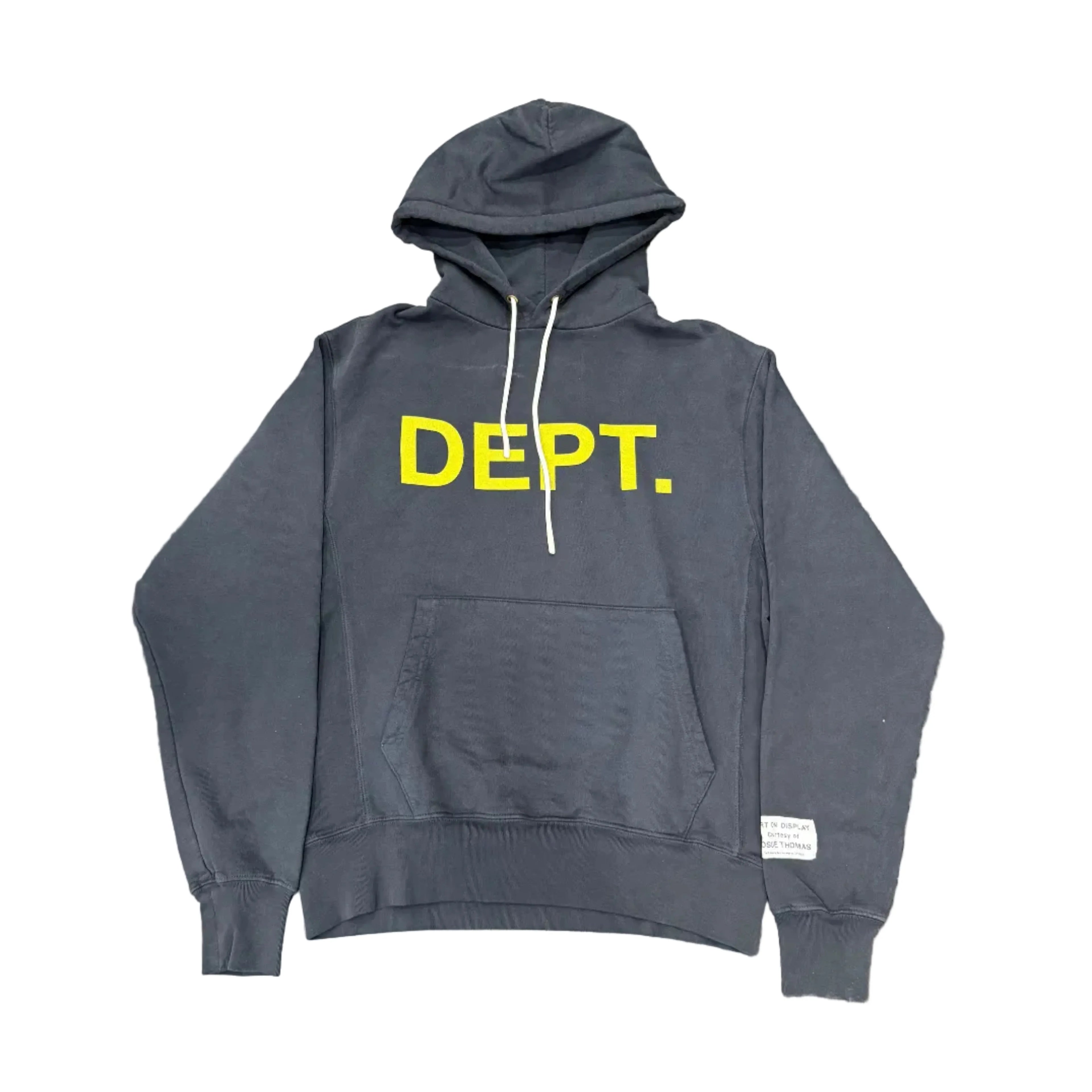Gallery Dept. Pull Over Hoodie Navy/Yellow
