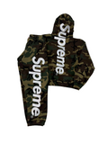 Supreme ‘Satin Appliqué’ Sweatsuit SS26 Green Camo