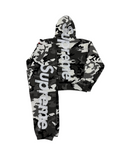 Supreme ‘Satin Appliqué’ Sweatsuit SS26 White Camo