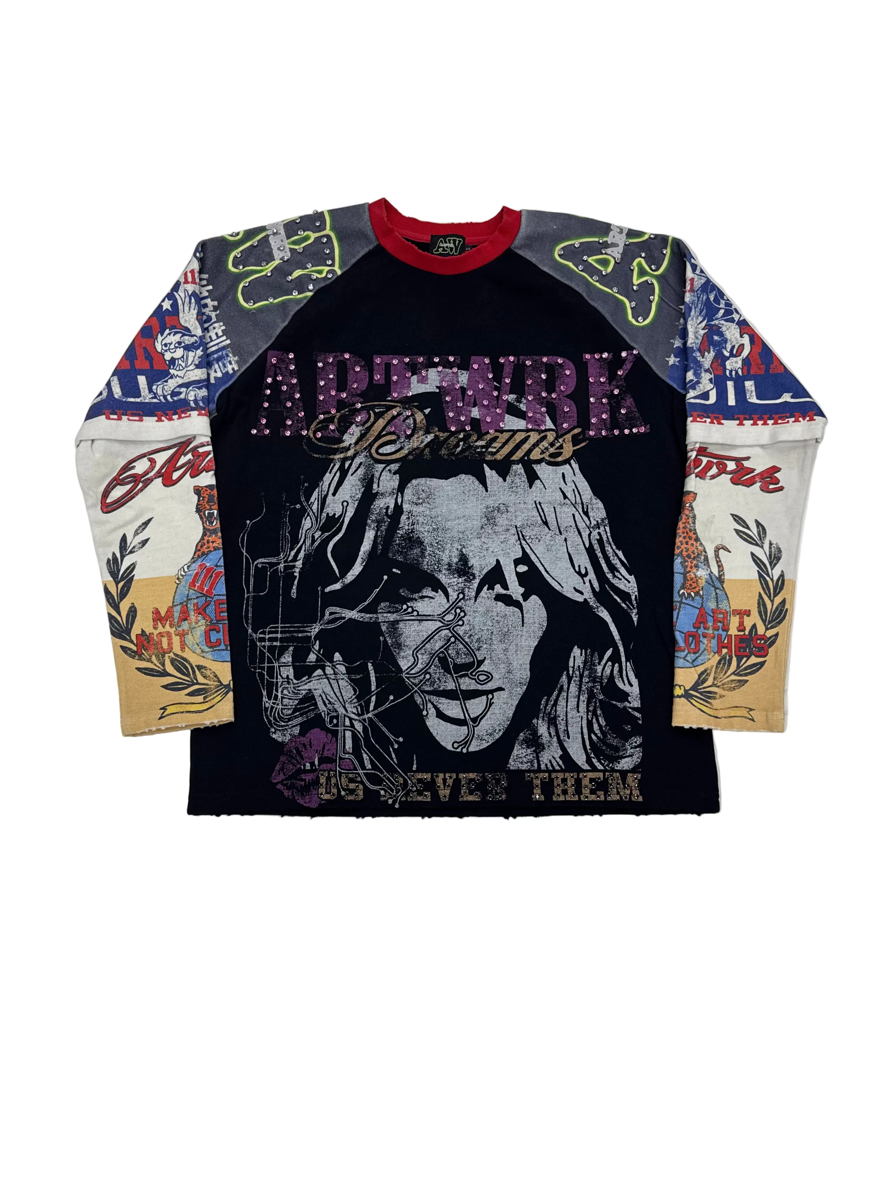 Artwrk Us Never Them Longsleeve