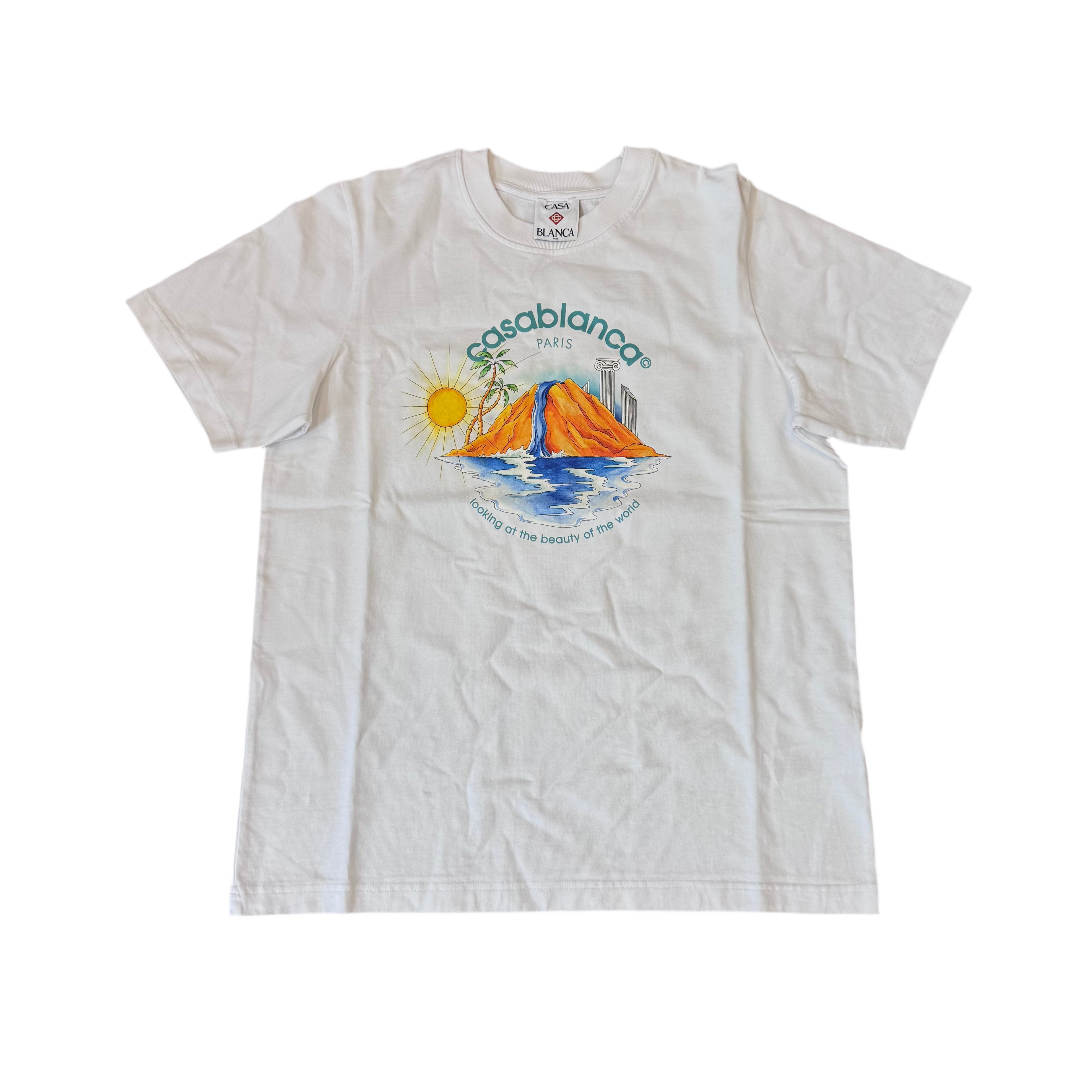 Casablanca Oasis White Tee