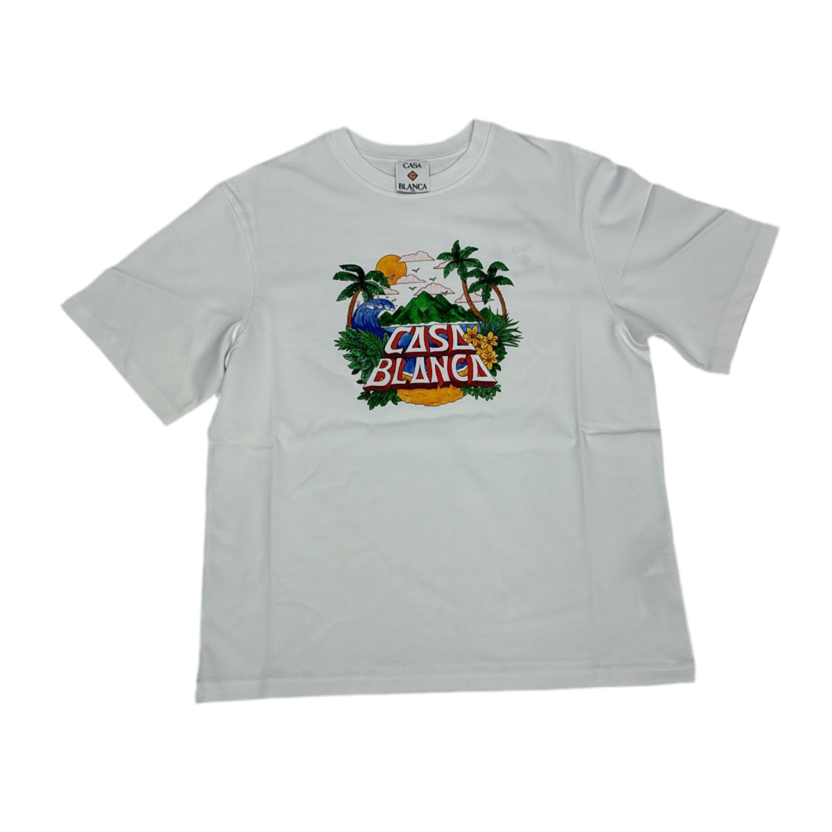 Casablanca ‘Beach Wave’ White Shirt