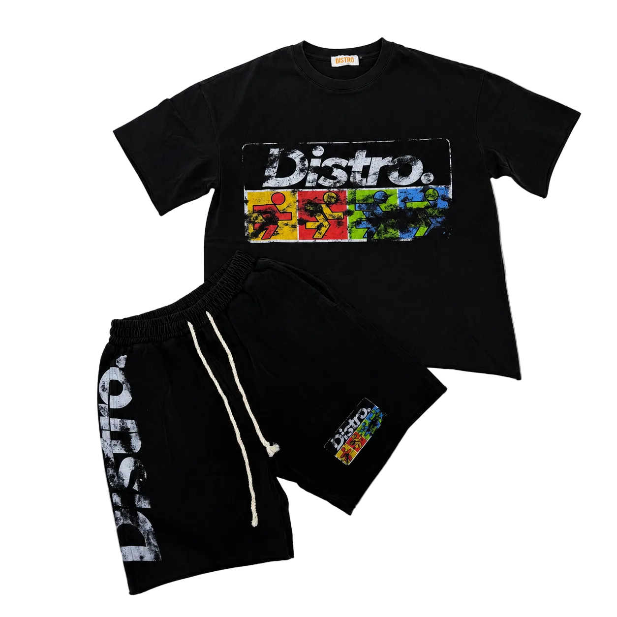 DISTRO - Running Man Set / Black