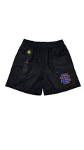 Eric Emanuel Blue/Orange Skyline Shorts