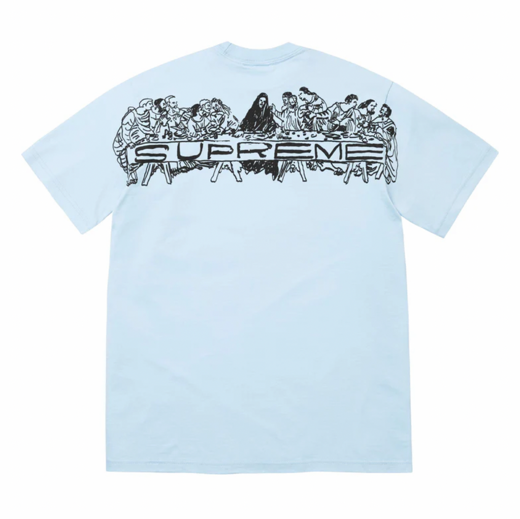 Supreme ‘Supper’ Baby Blue Tee