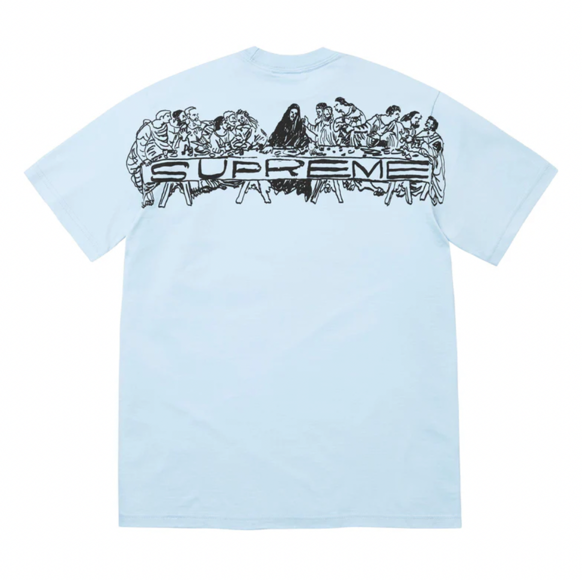 Supreme ‘Supper’ Baby Blue Tee