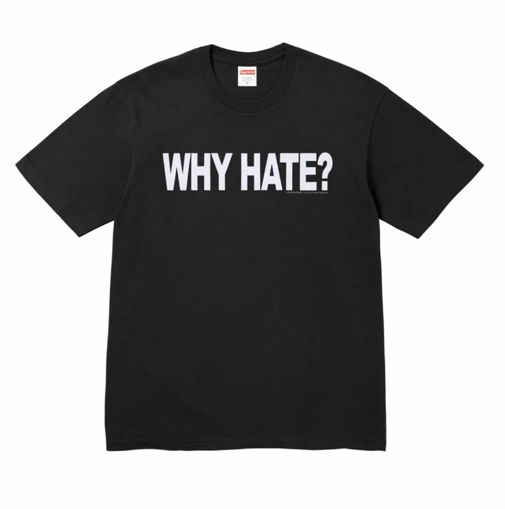 Supreme ‘Based’ Black Tee
