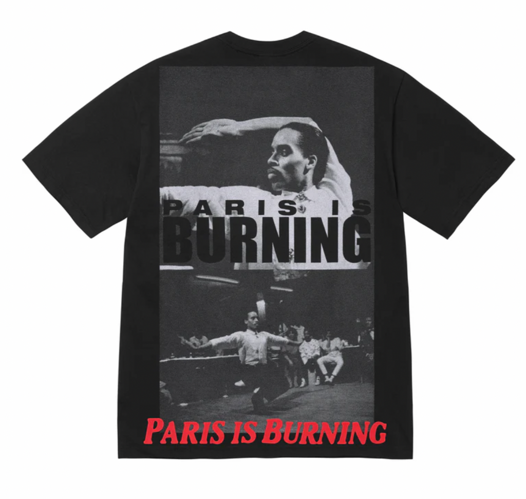 Supreme ‘Paris Is Burning’ Black Tee