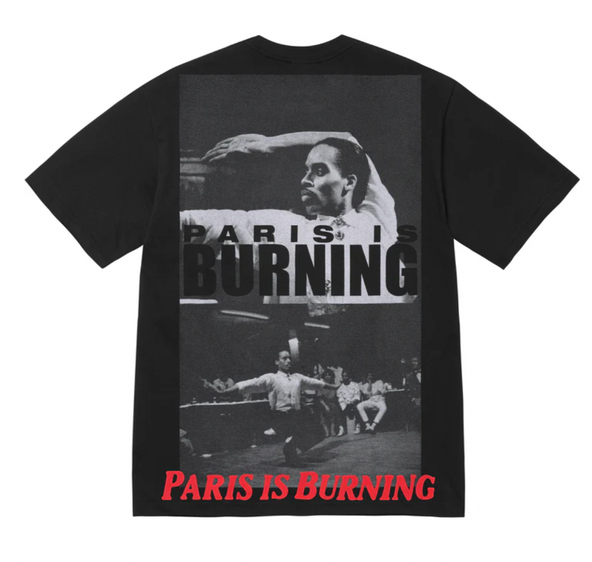 Supreme ‘Paris Is Burning’ Black Tee