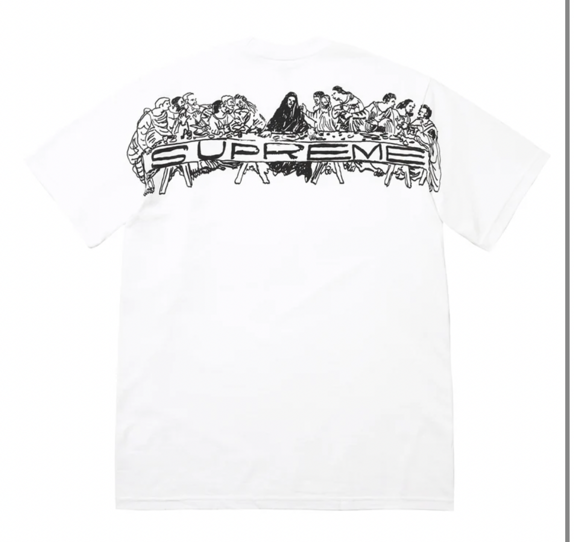 Supreme ‘Supper’ White Tee