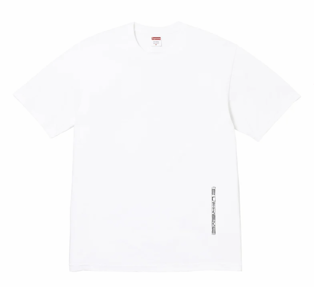 Supreme ‘Supper’ White Tee