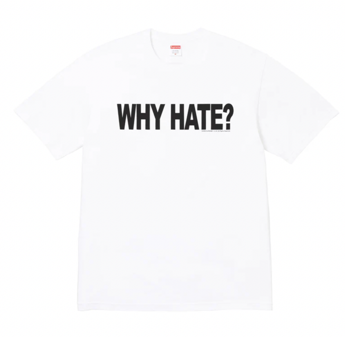 Supreme ‘Based’ White Tee