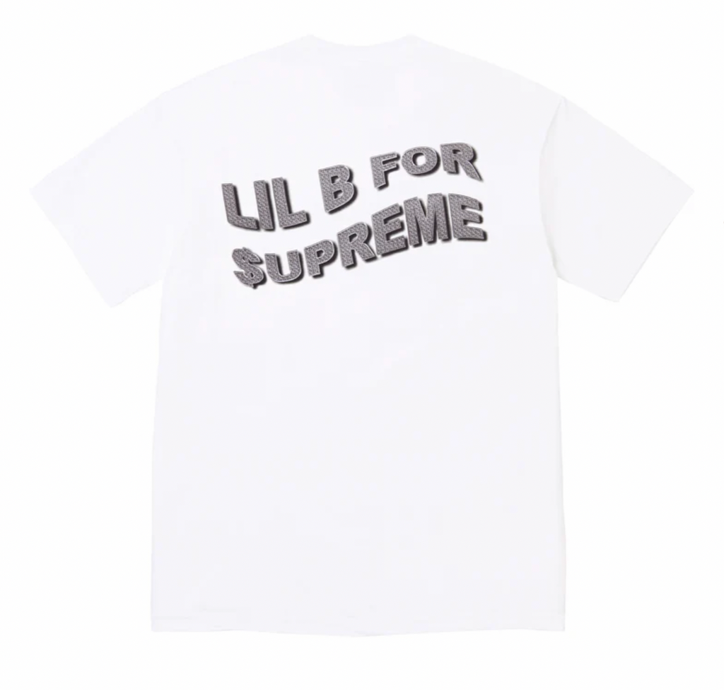 Supreme ‘Based’ White Tee