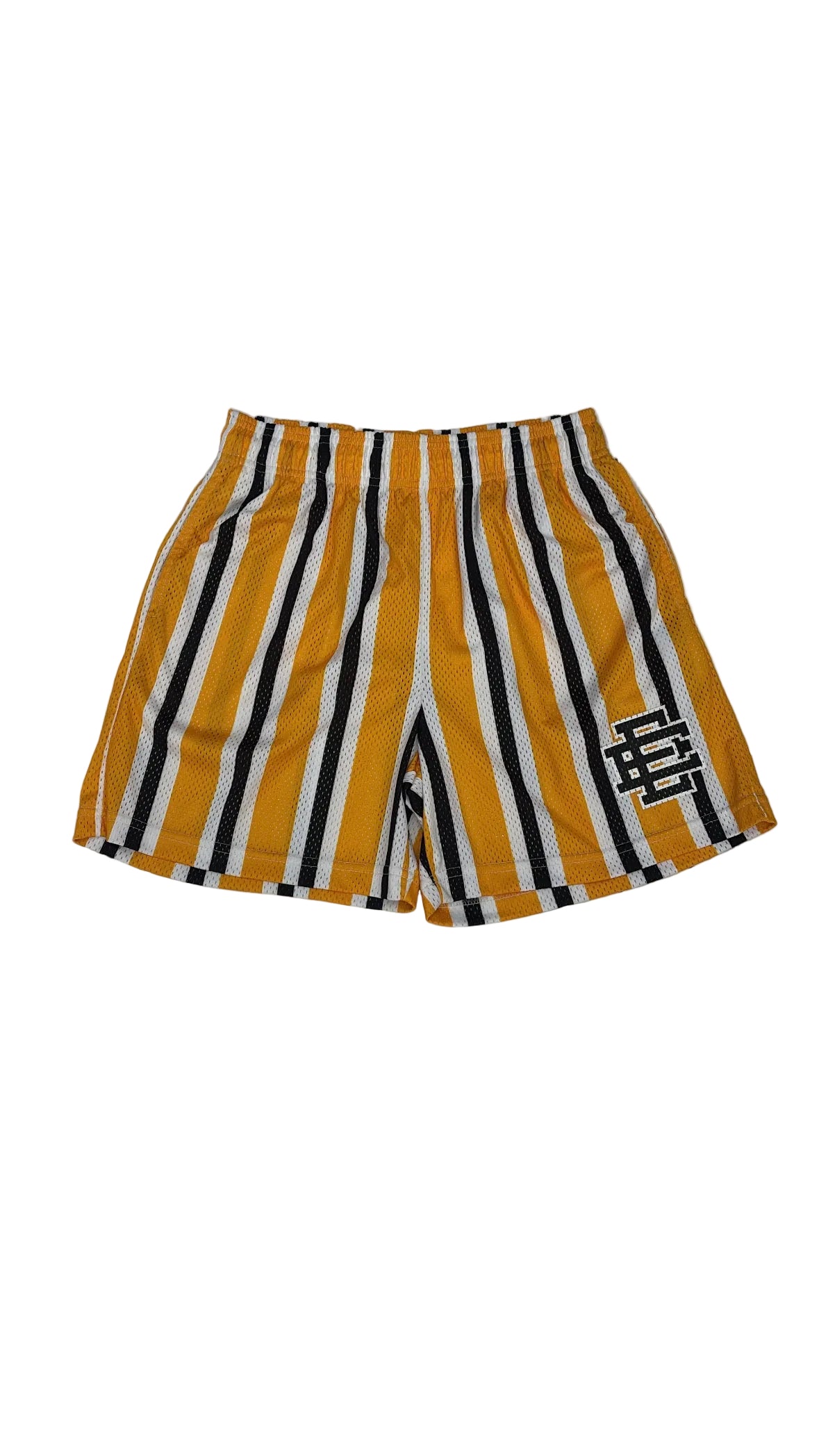 Eric Emanuel Black/Yellow Stripe Shorts